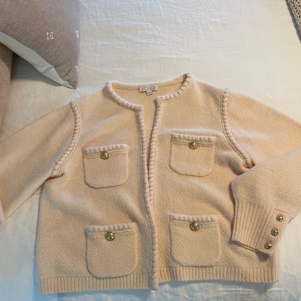 J.Crew Sweater Lady Jacket - Size M